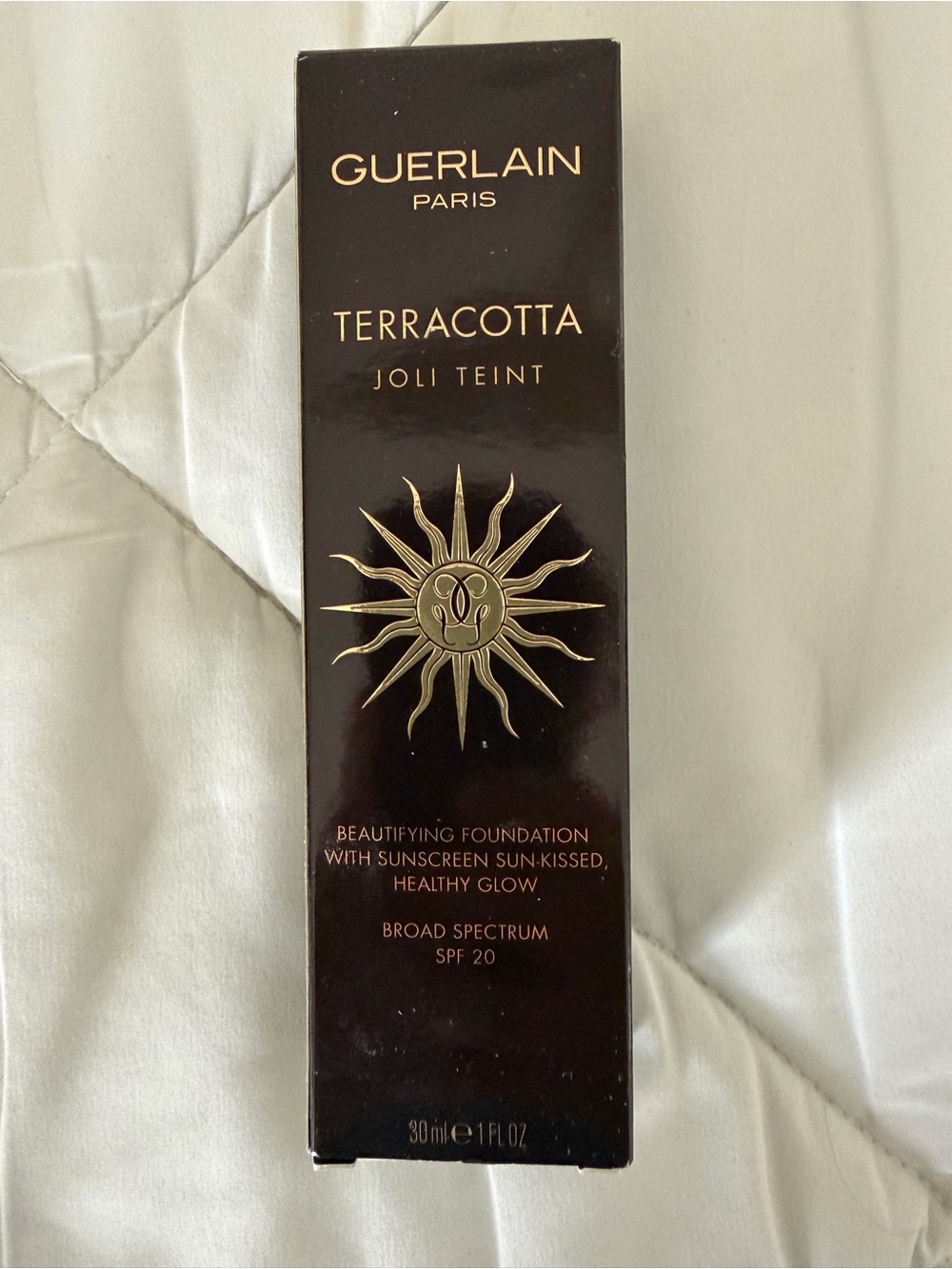 GUERLAIN Brown and Gold Terracotta Box - Skincare Packaging